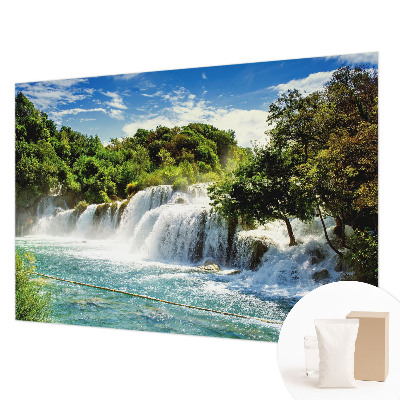 Photo wallpaper A stunning waterfall