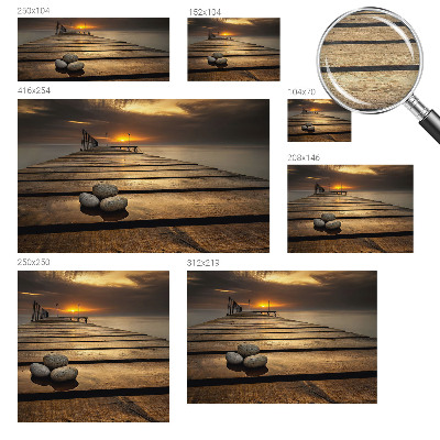 Photo wall mural Sunset