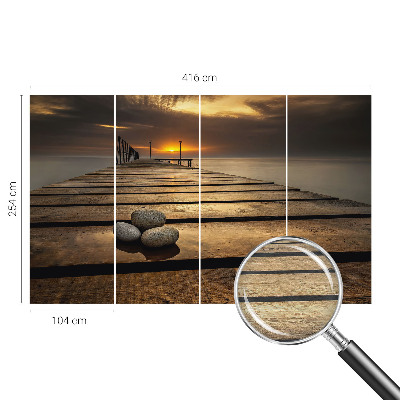 Photo wall mural Sunset