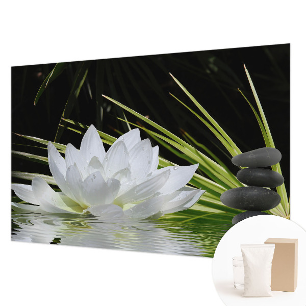 Wall mural for bedroom Lily meditation