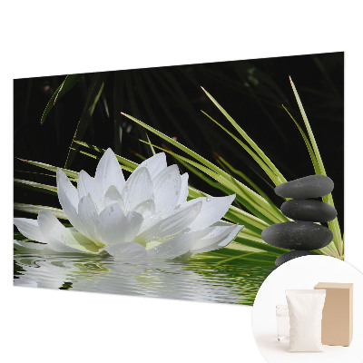 Wall mural for bedroom Lily meditation