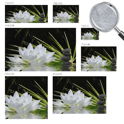 Wall mural for bedroom Lily meditation