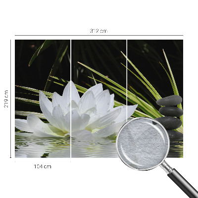 Wall mural for bedroom Lily meditation