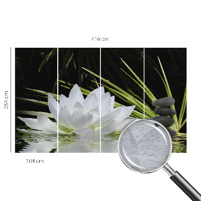 Wall mural for bedroom Lily meditation