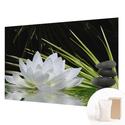 Wall mural for bedroom Lily meditation