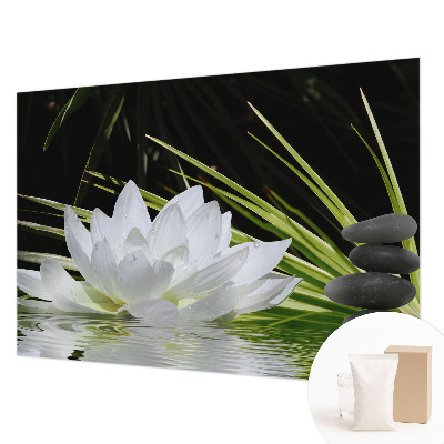Wall mural for bedroom Lily meditation