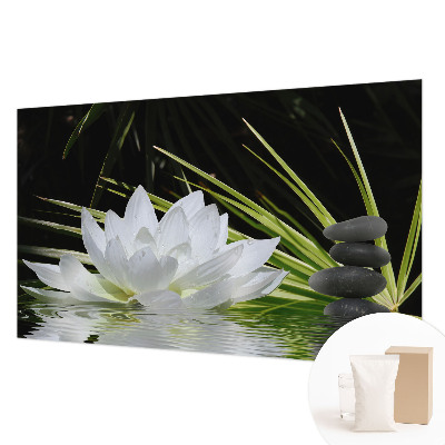 Wall mural for bedroom Lily meditation
