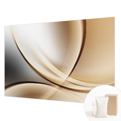 Wallpaper mural for living room Rounded lines