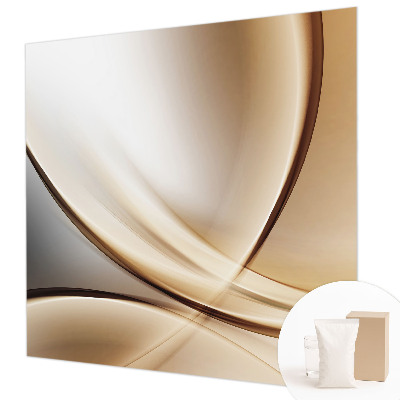 Wallpaper mural for living room Rounded lines