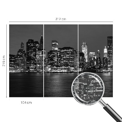 Wall mural for living room Night metropolis