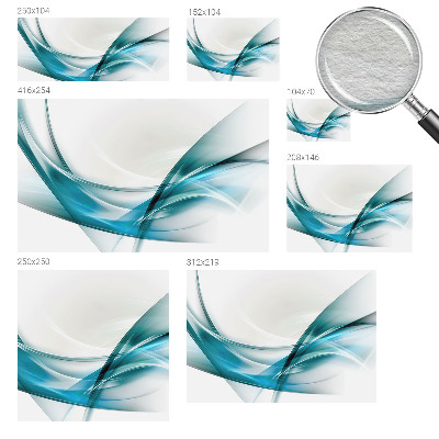 Large wall mural Blue waves