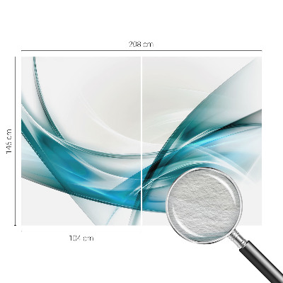 Large wall mural Blue waves