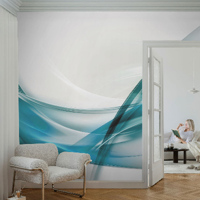 Large wall mural Blue waves