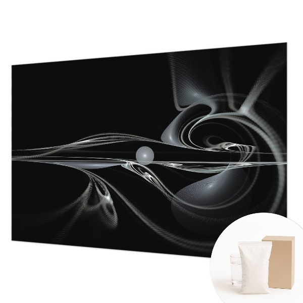 Custom size wall mural Fluid lines