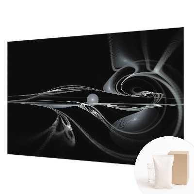 Custom size wall mural Fluid lines