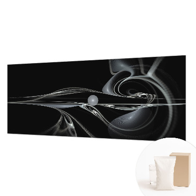 Custom size wall mural Fluid lines