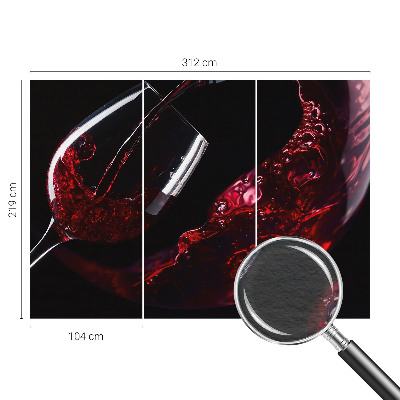 Wall mural for bedroom Red wine