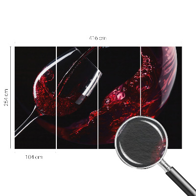 Wall mural for bedroom Red wine