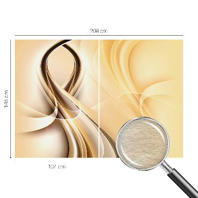 Modern wall mural for living room Wavy lines