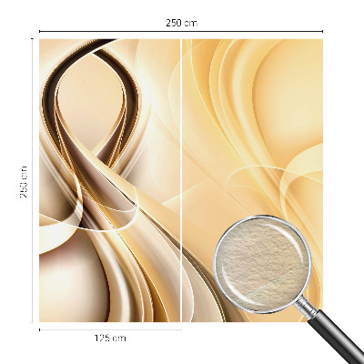 Modern wall mural for living room Wavy lines