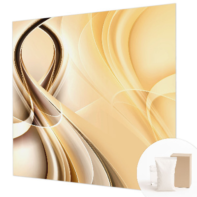 Modern wall mural for living room Wavy lines