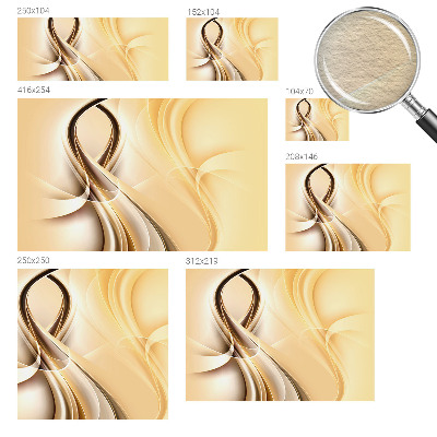 Modern wall mural for living room Wavy lines