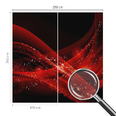 High quality wall mural wallpaper Red Vortex