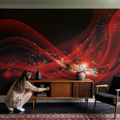 High quality wall mural wallpaper Red Vortex