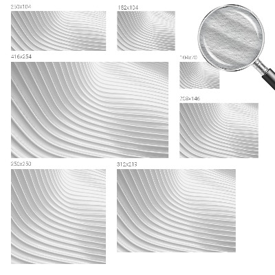 Premium wall mural for bedroom Elegant waves