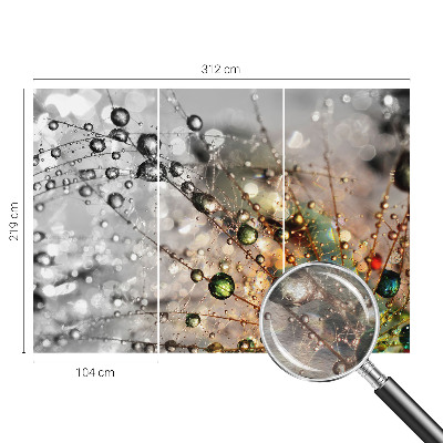 Wallpaper mural I dew jewels