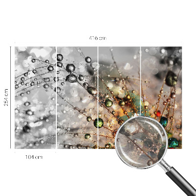 Wallpaper mural I dew jewels