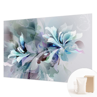 Wall mural for bedroom Floral abstraction