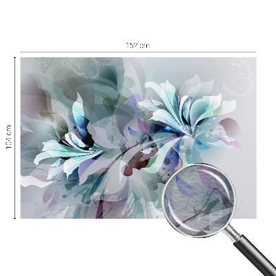 Wall mural for bedroom Floral abstraction