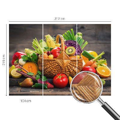 Wall mural for living room Fruity richness