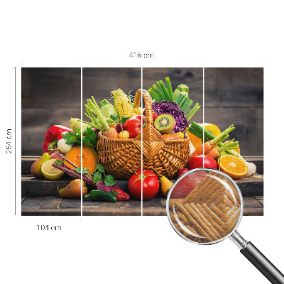 Wall mural for living room Fruity richness