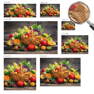 Wall mural for living room Fruity richness