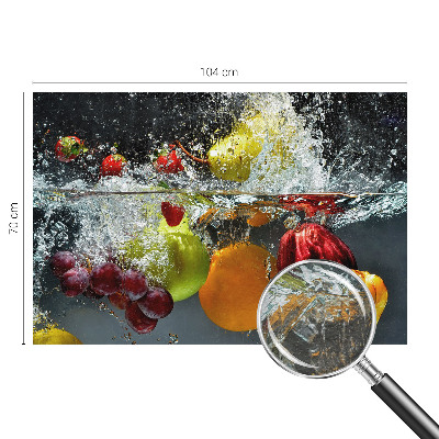 Bedroom wall mural wallpaper Fruit in water