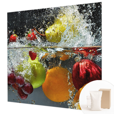 Bedroom wall mural wallpaper Fruit in water