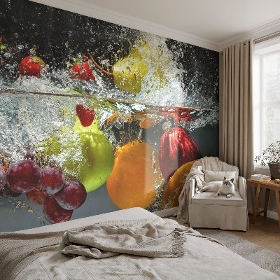 Bedroom wall mural wallpaper Fruit in water