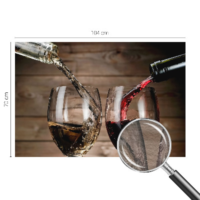 Wallpaper mural for living room Glasses of wine