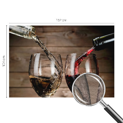 Wallpaper mural for living room Glasses of wine