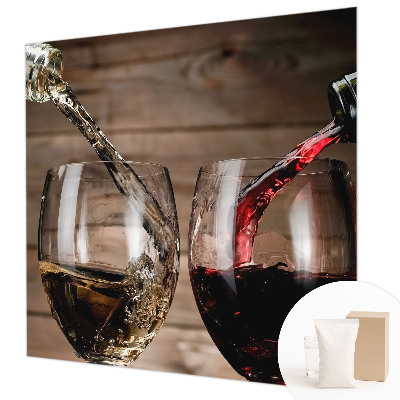 Wallpaper mural for living room Glasses of wine