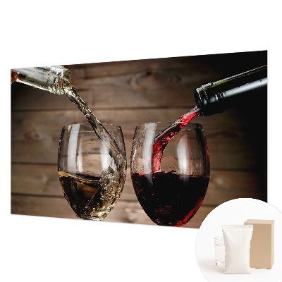 Wallpaper mural for living room Glasses of wine