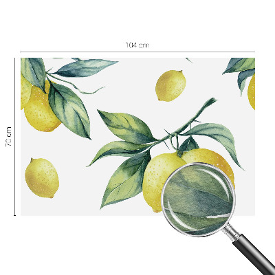 Large wall mural Lemon motif