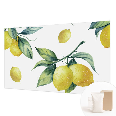 Large wall mural Lemon motif
