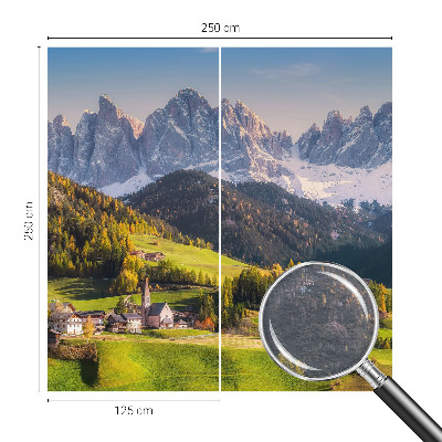 Modern wall mural Mountain landscape