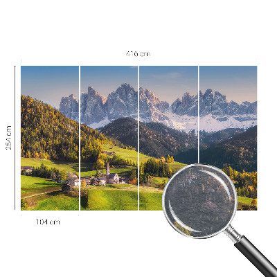 Modern wall mural Mountain landscape