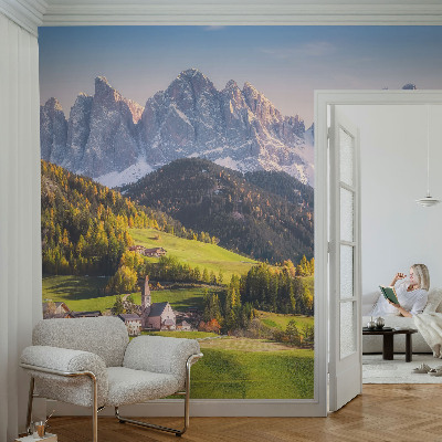 Modern wall mural Mountain landscape