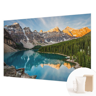 Modern wall mural for living room Mountain reflection