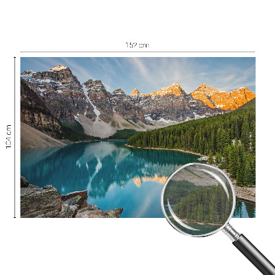 Modern wall mural for living room Mountain reflection